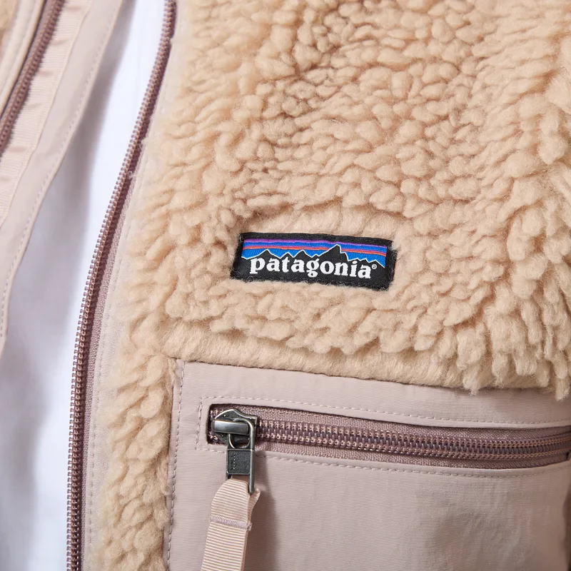 Patagonia Womens Classic Retro-X Fleece Jacket Oar Tan-5