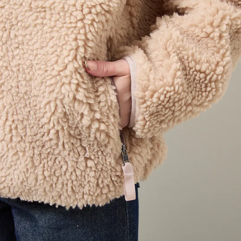 Patagonia Womens Classic Retro-X Fleece Jacket Oar Tan-7