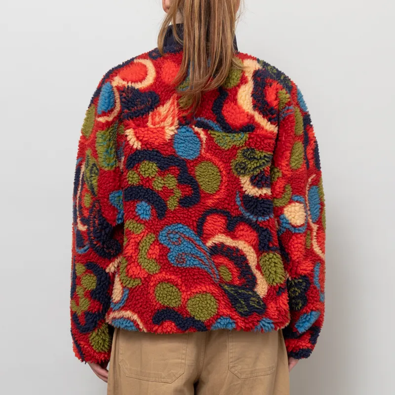Patagonia Womens Classic Retro-X Fleece Jacket River River Amanita Red-3