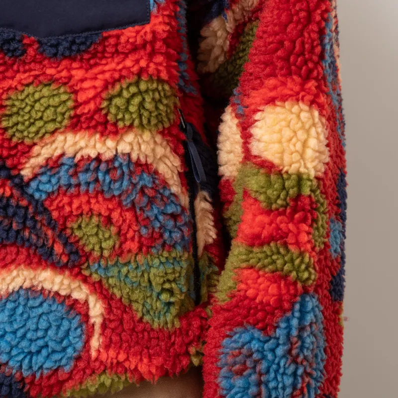 Patagonia Womens Classic Retro-X Fleece Jacket River River Amanita Red-7