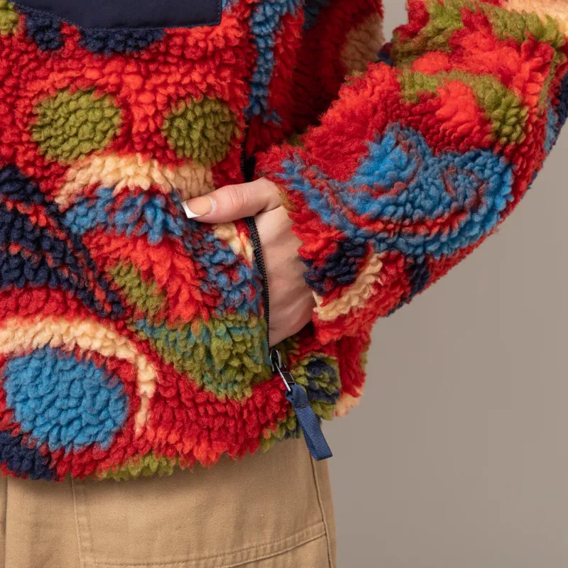 Patagonia Womens Classic Retro-X Fleece Jacket River River Amanita Red-9