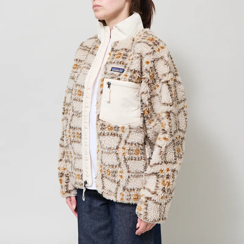 Patagonia Womens Classic Retro-X Fleece Jacket Snowshoe Hare Natural-1