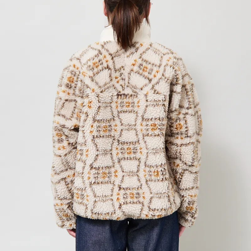 Patagonia Womens Classic Retro-X Fleece Jacket Snowshoe Hare Natural-2