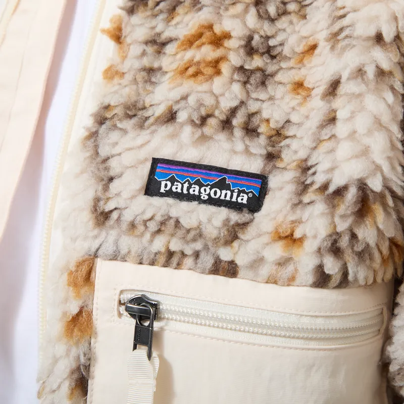 Patagonia Womens Classic Retro-X Fleece Jacket Snowshoe Hare Natural-5