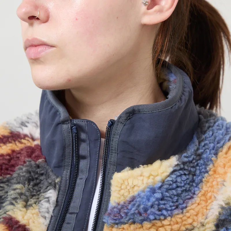 Patagonia Womens Classic Retro-X Fleece Jacket Smudge Smolder Blue-3