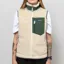 Patagonia Womens Classic Retro-X Fleece Vest Dark Natural Torrey Pine Green