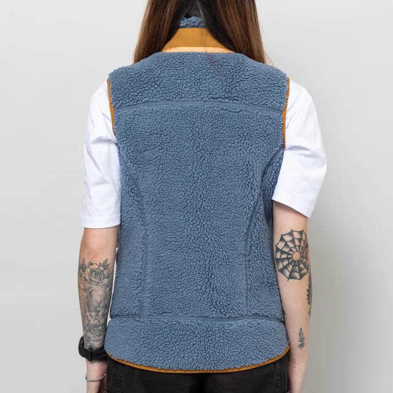 Patagonia Womens Classic Retro-X Fleece Vest Utility Blue-3