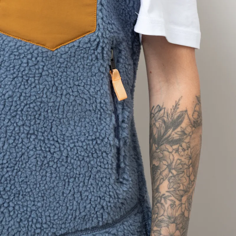 Patagonia Womens Classic Retro-X Fleece Vest Utility Blue-7