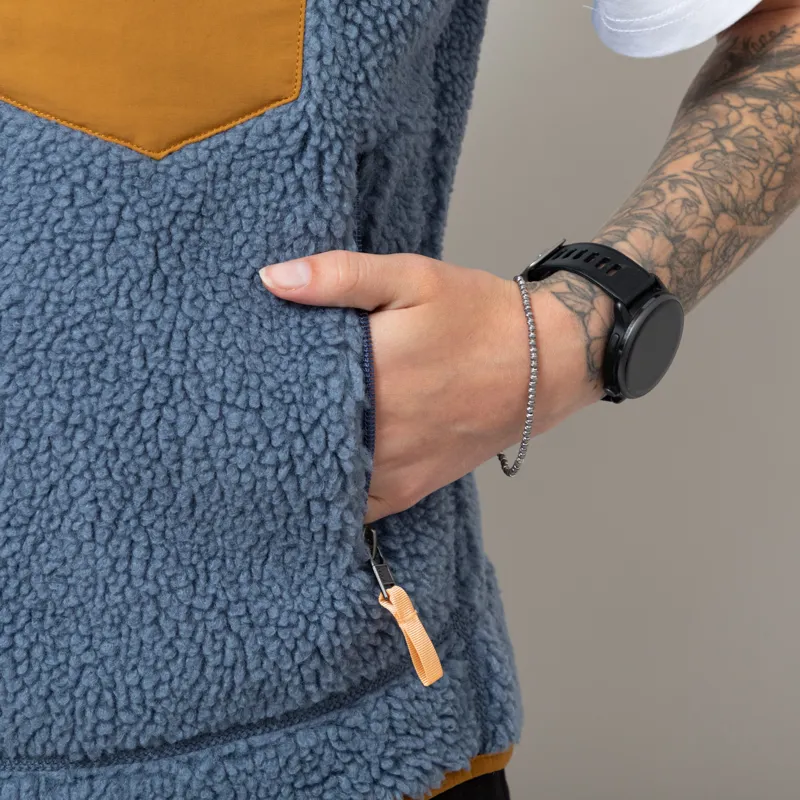 Patagonia Womens Classic Retro-X Fleece Vest Utility Blue-8