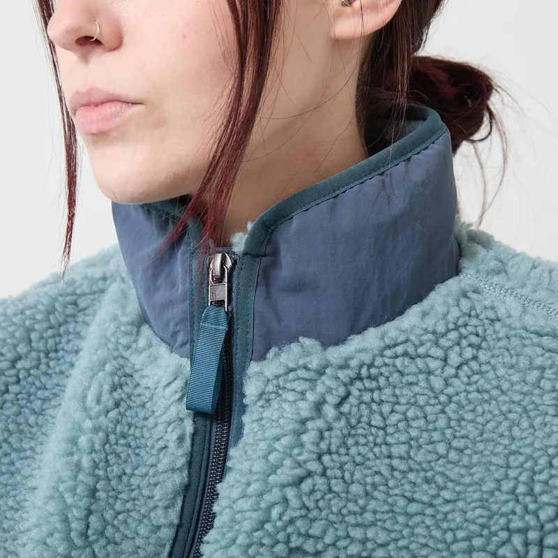 Patagonia Womens Classic Retro-X Fleece Vest Blue Sage-3