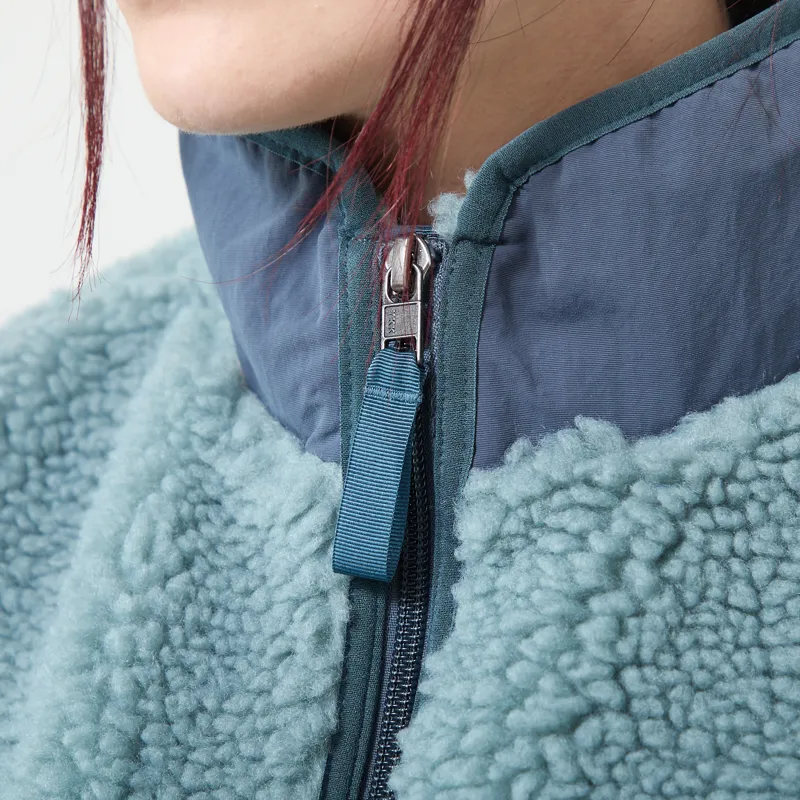 Patagonia Womens Classic Retro-X Fleece Vest Blue Sage-5