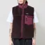 Patagonia Womens Classic Retro-X Fleece Vest Den Brown