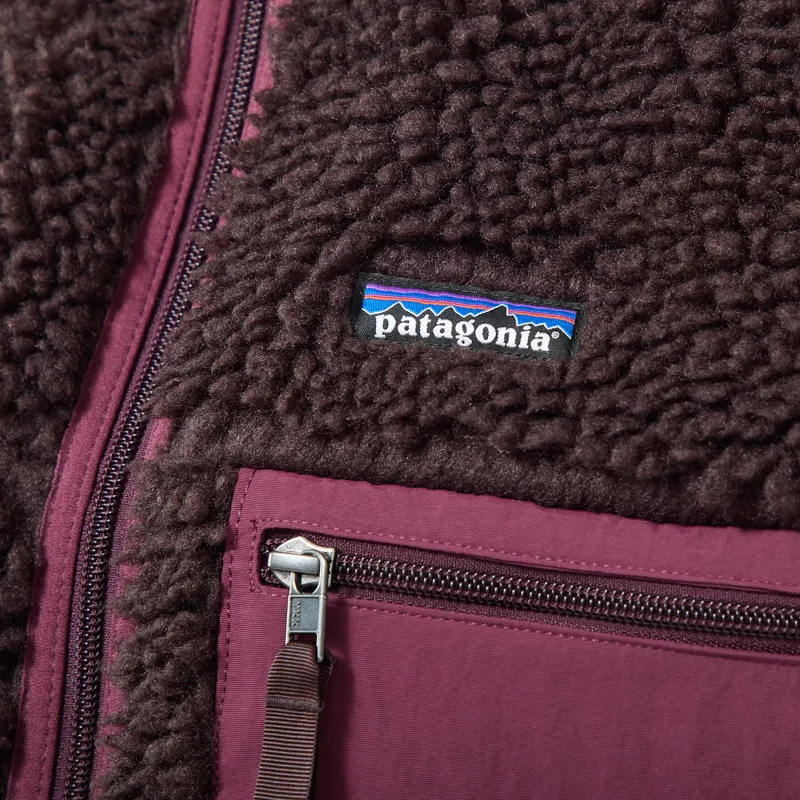 Patagonia Womens Classic Retro-X Fleece Vest Den Brown-7