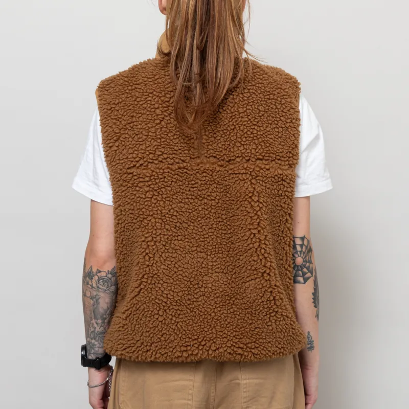 Patagonia Womens Classic Retro-X Fleece Vest Deer Brown-3