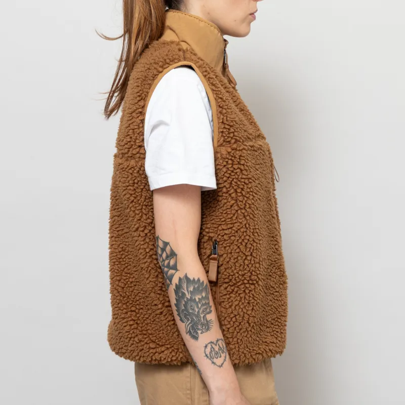 Patagonia Womens Classic Retro-X Fleece Vest Deer Brown-4