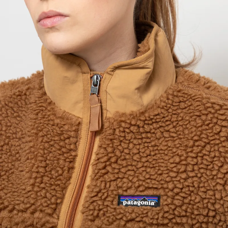 Patagonia Womens Classic Retro-X Fleece Vest Deer Brown-5