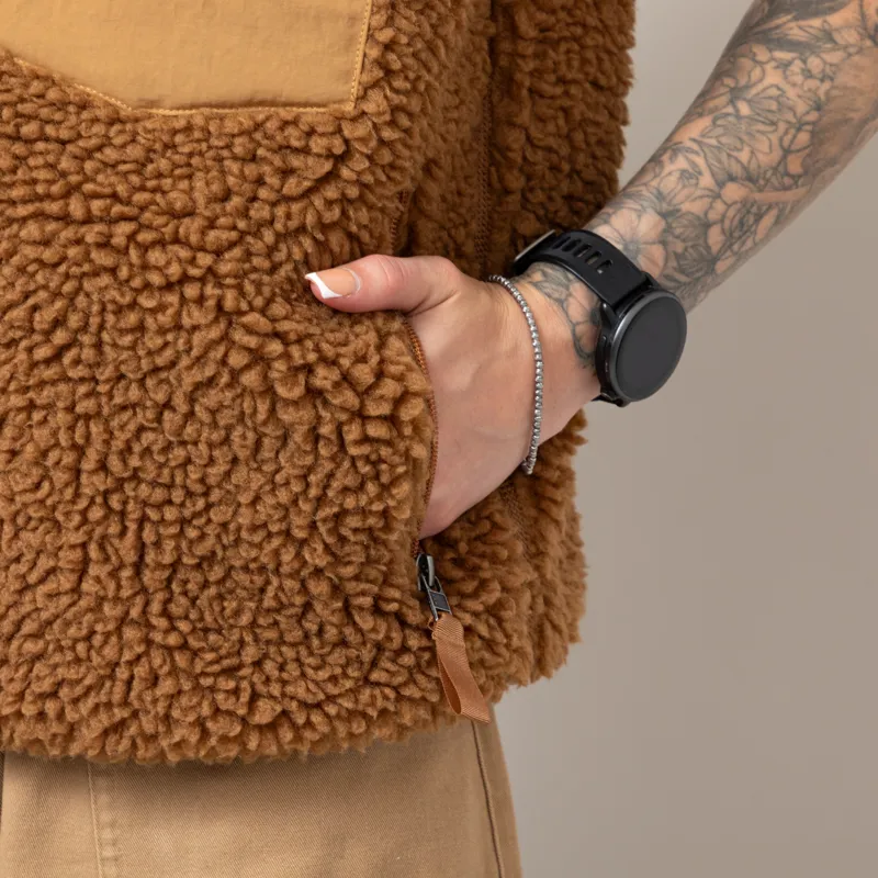 Patagonia Womens Classic Retro-X Fleece Vest Deer Brown-8