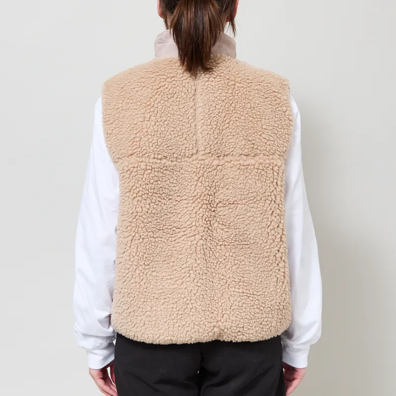 Patagonia Womens Classic Retro-X Fleece Vest Oar Tan-2