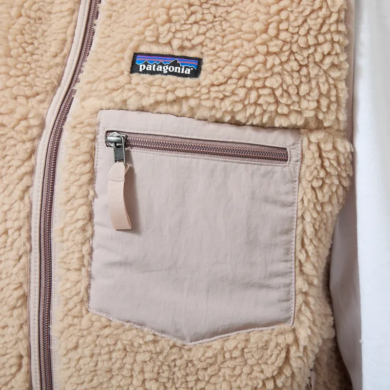 Patagonia Womens Classic Retro-X Fleece Vest Oar Tan-4