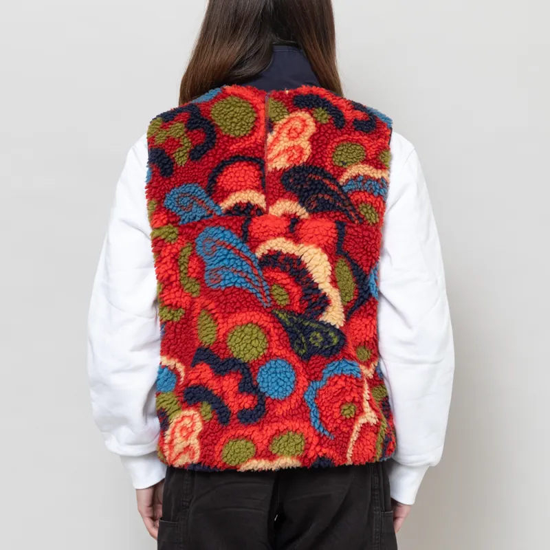 Patagonia Womens Classic Retro-X Fleece Vest River Amanita Red-4