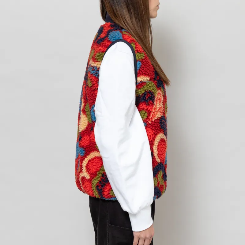 Patagonia Womens Classic Retro-X Fleece Vest River Amanita Red-5