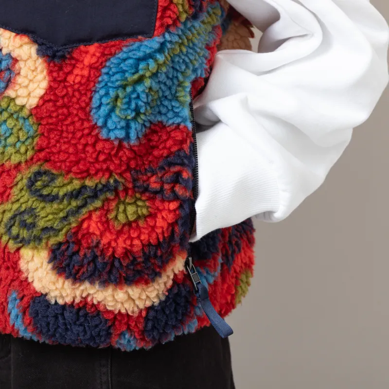 Patagonia Womens Classic Retro-X Fleece Vest River Amanita Red-9