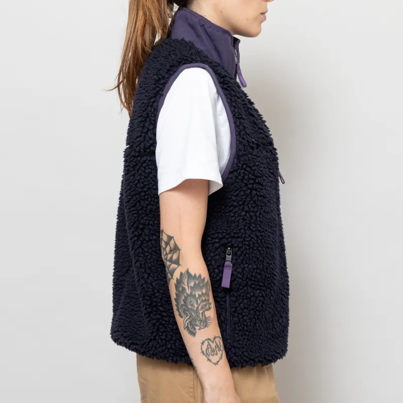 Patagonia Womens Classic Retro-X Fleece Vest Sunken Blue-4