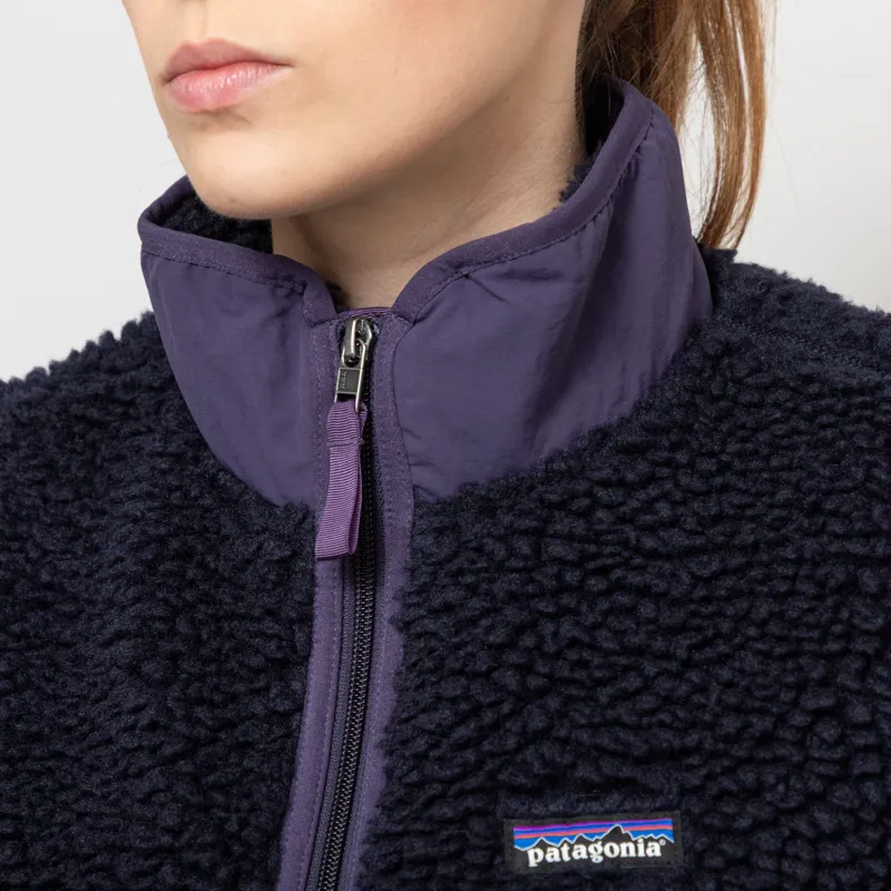 Patagonia Womens Classic Retro-X Fleece Vest Sunken Blue-5