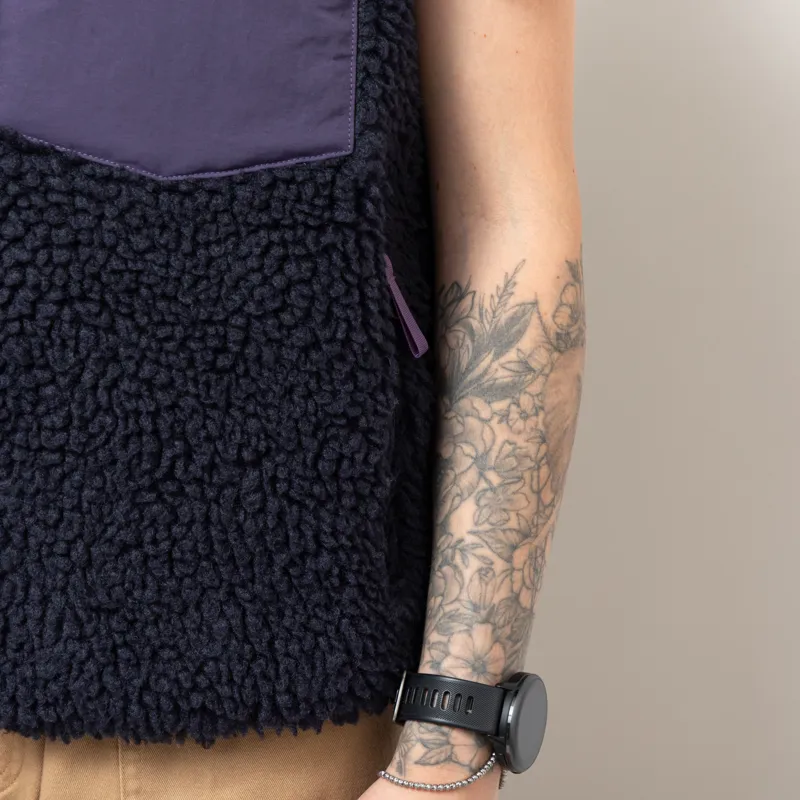 Patagonia Womens Classic Retro-X Fleece Vest Sunken Blue-7