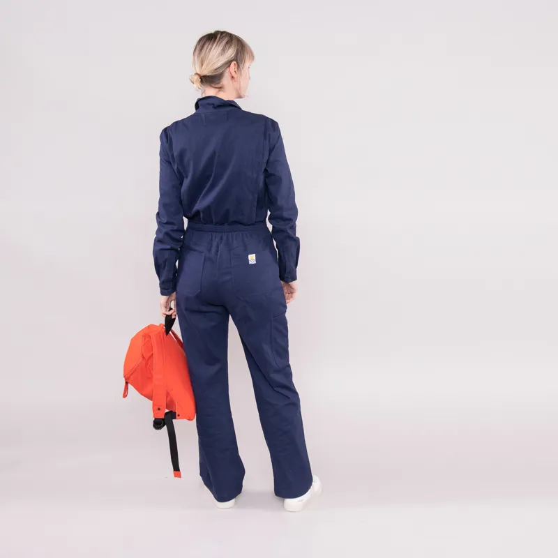 L.F.Markey Womens Danny Boilersuit Navy-2