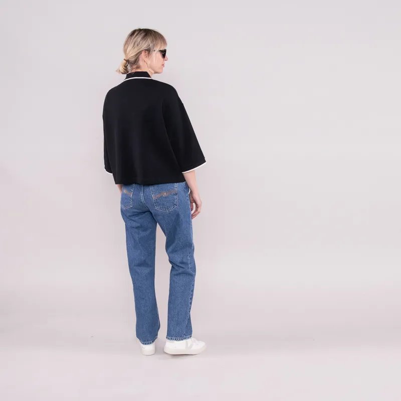 Nudie Jeans Womens Breezy Britt 90s Stone-2