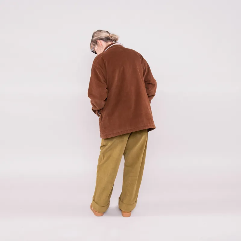 L.F.Markey Womens Chore Coat Corduroy Chocolate-3