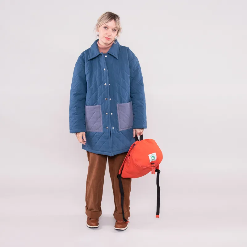 L.F.Markey Womens Ethan Coat Blue-1