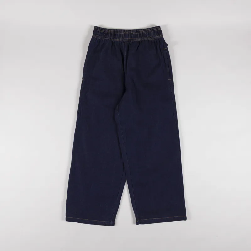 Cookman Wide Chef Pants Denim Navy -1