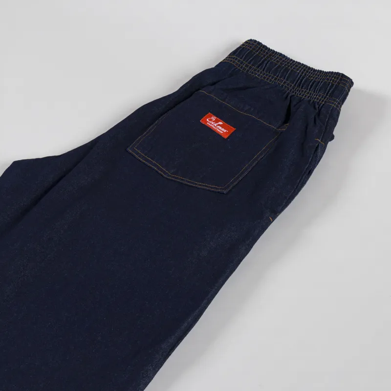 Cookman Wide Chef Pants Denim Navy -5