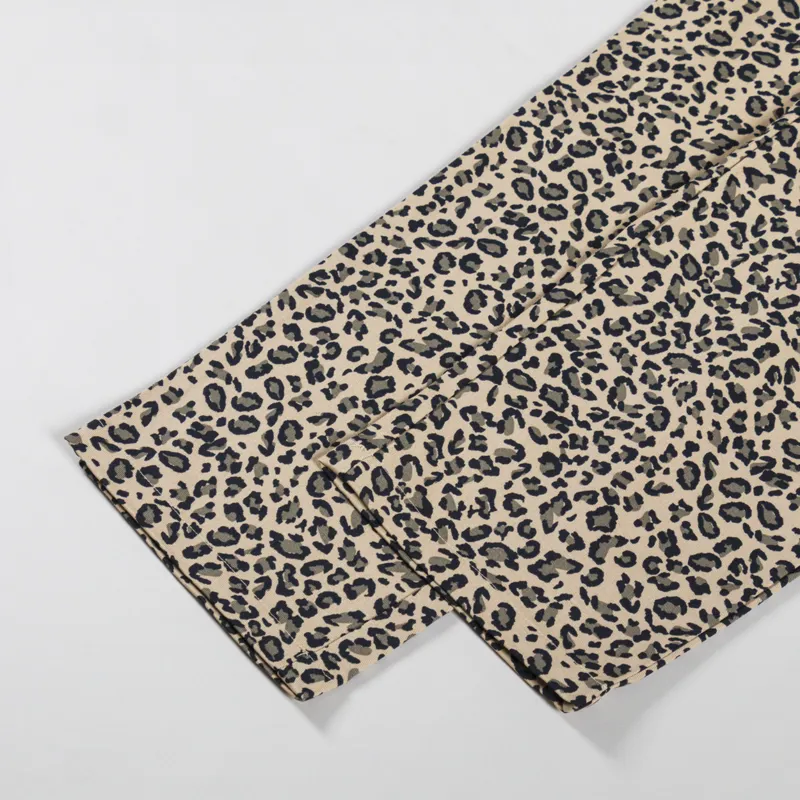 Cookman Chef Pants Twill Leopard Print-4