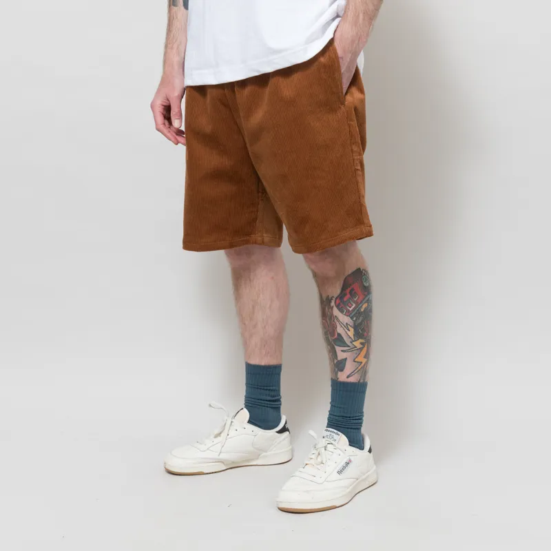 Cookman Chef Short Pants Corduroy Brown-1