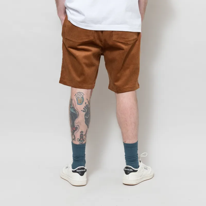 Cookman Chef Short Pants Corduroy Brown-2