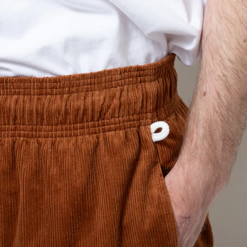 Cookman Chef Short Pants Corduroy Brown-3