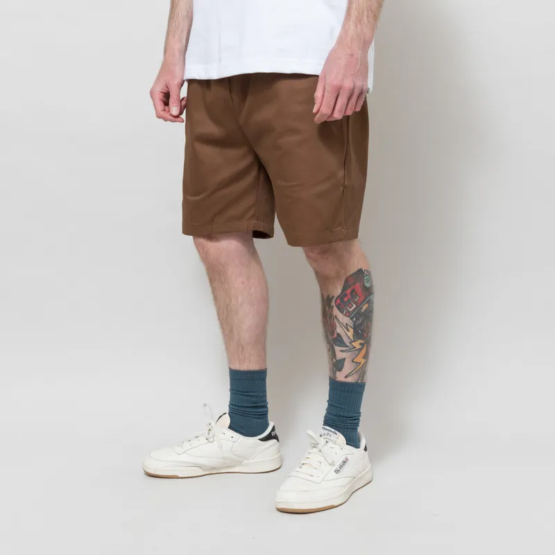 Cookman Chef Short Pants Twill Chocolate-1