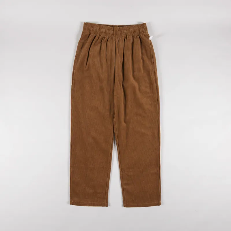 Cookman Semiwide Chef Pants Corduroy Brown-1