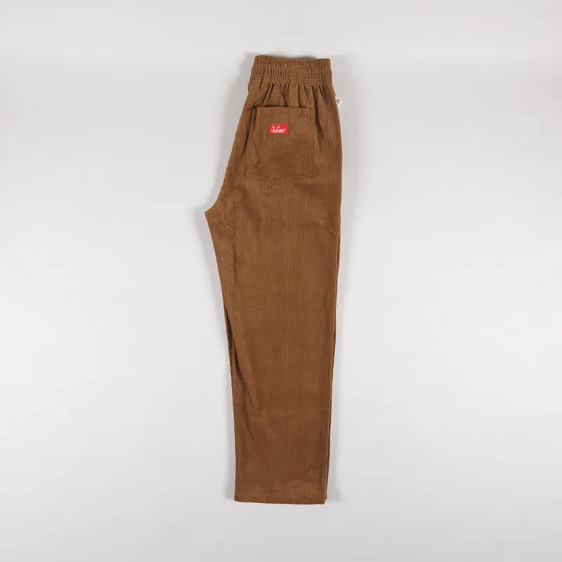 Cookman Semiwide Chef Pants Corduroy Brown-2