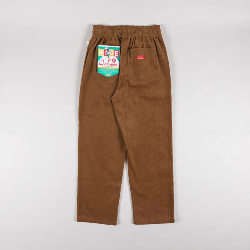 Cookman Semiwide Chef Pants Corduroy Brown