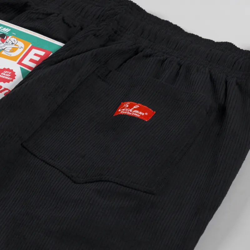 Cookman Semiwide Chef Pants Corduroy Black-7