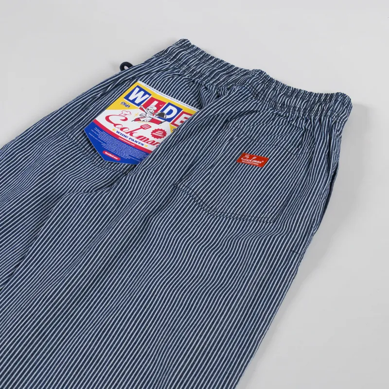 Cookman Wide Chef Pants Hickory Navy-3
