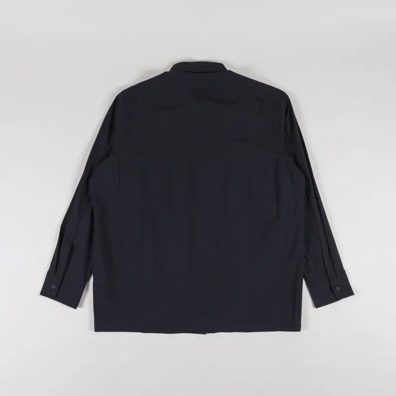 Cookman Long Sleeve Work Shirt Black-1