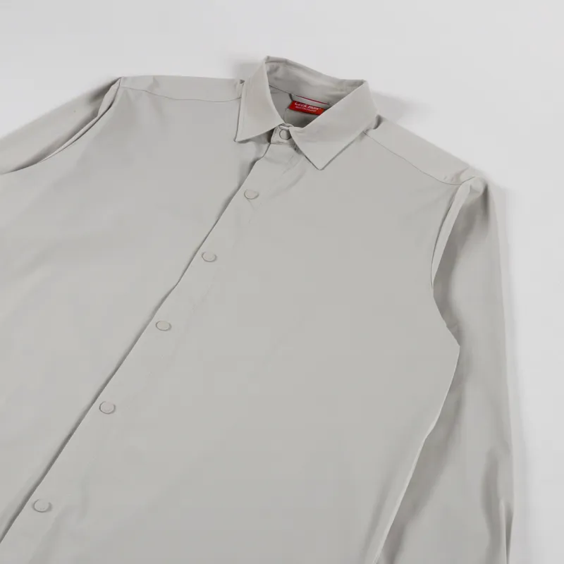 Cookman Long Sleeve Work Shirt Beige-2