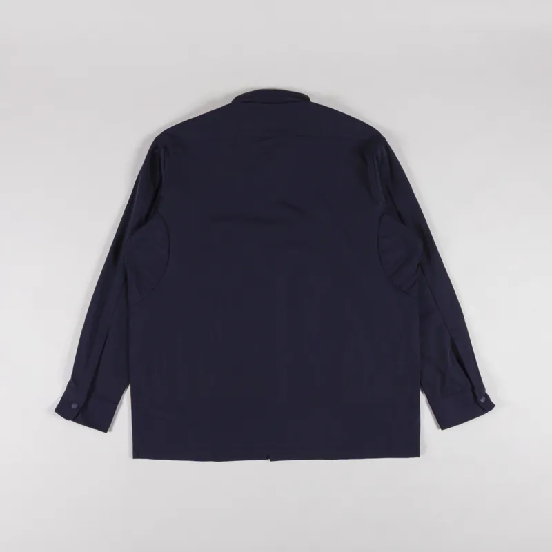 Cookman Long Sleeve Work Shirt Navy-1