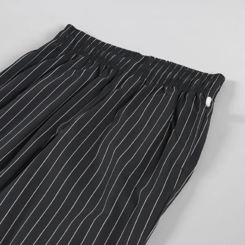 Cookman Semiwide Chef Pants Herringbone Stripe Charcoal-6