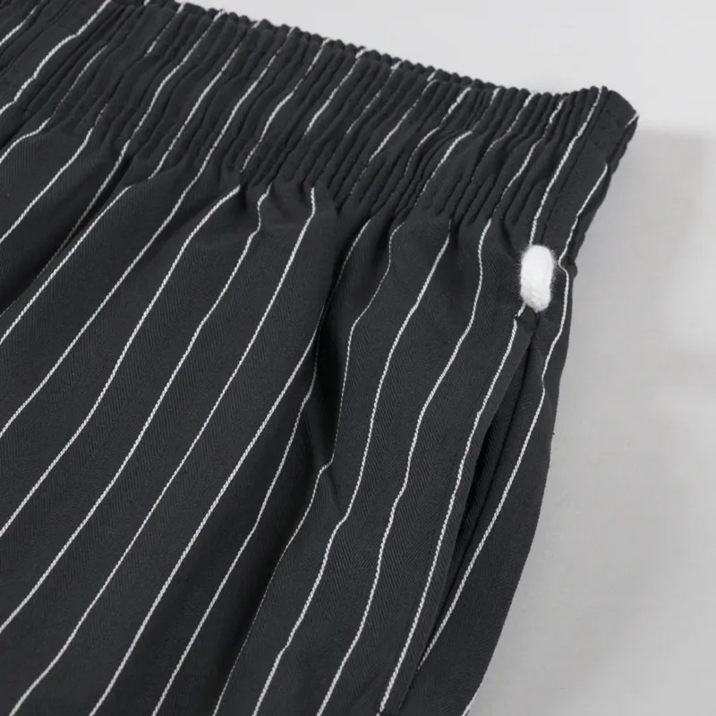 Cookman Semiwide Chef Pants Herringbone Stripe Charcoal-7